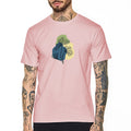 Abstract Floral Art Blush Pink T-Shirt