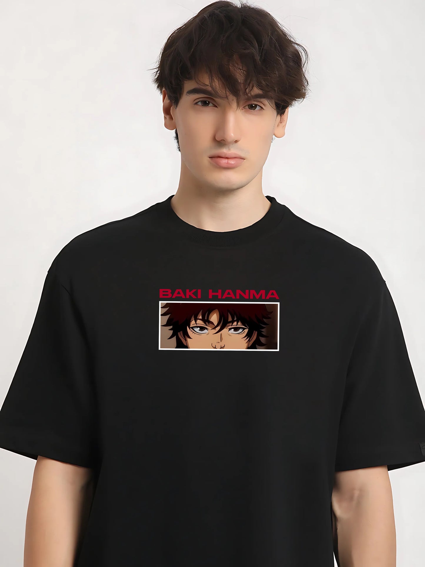 BAKI HANMA Oversized T-Shirt – Anime Fight Series