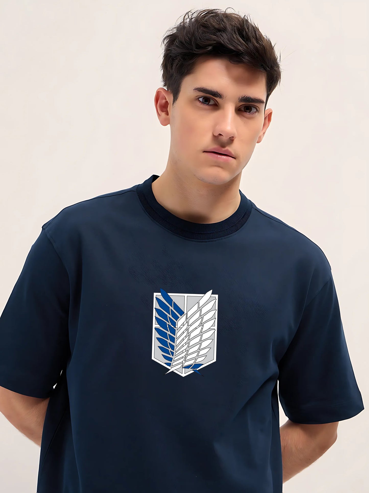 Mikasa Ackerman Edition – Oversized Anime Tee for the Brave