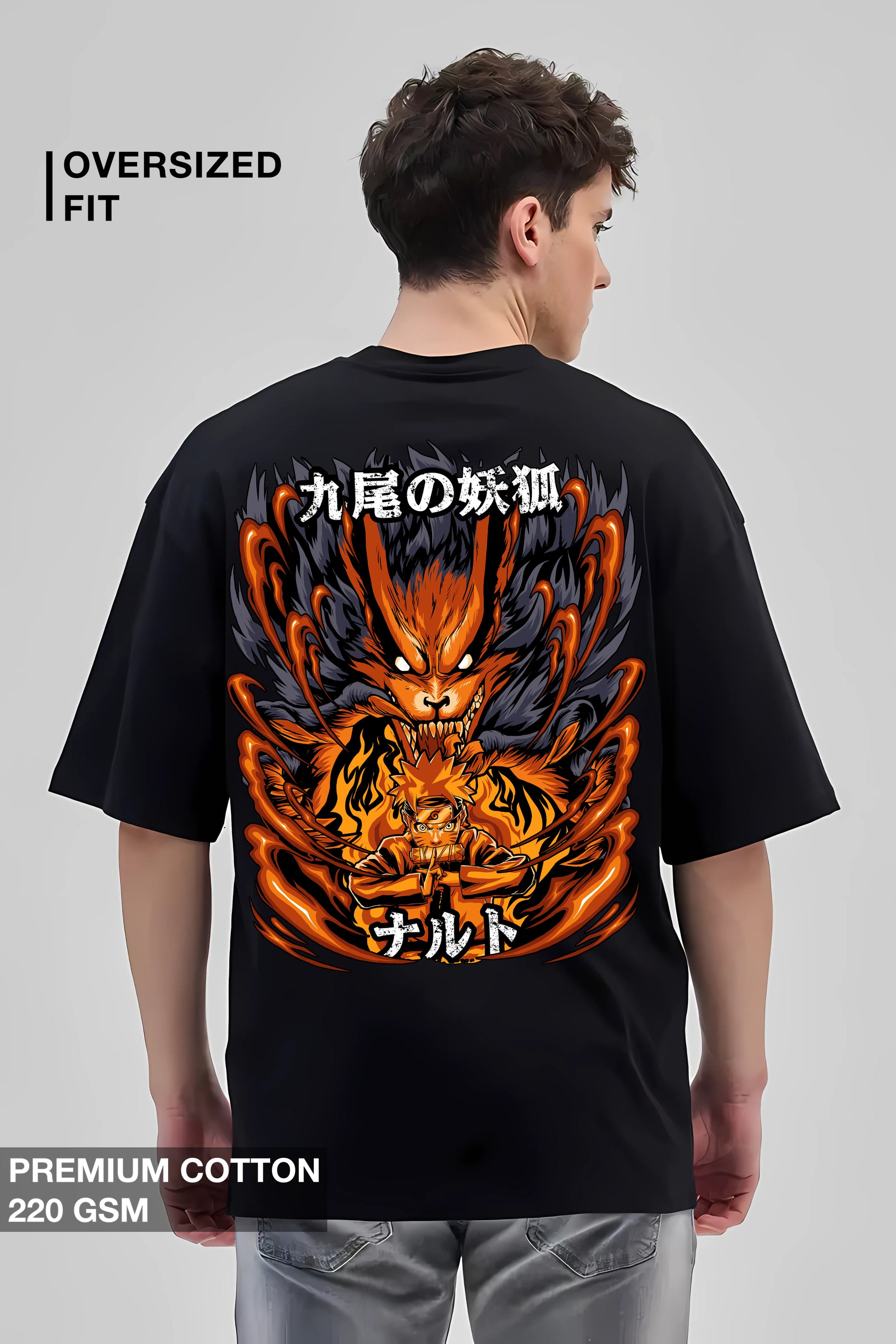 Naruto Kurama Oversized T-Shirt Premium Anime Streetwear