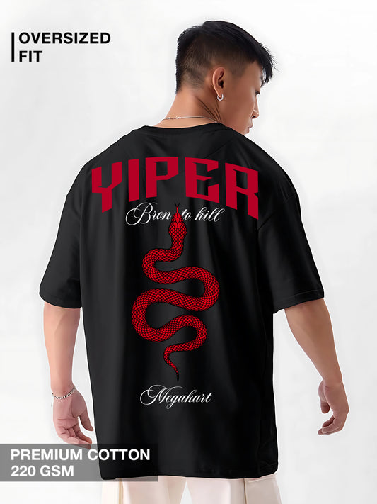 "Viper Born To Kill" Premium Streetwear Oversized Tees