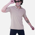 Grey Premium Cotton Polo T-shirt