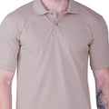 Grey Premium Cotton Polo T-shirt