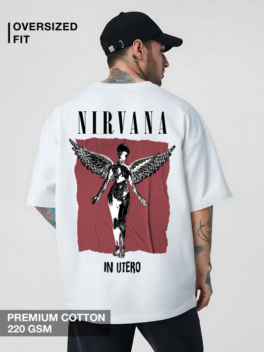 Nirvana In Utero Luxury Oversized Tee – Iconic Angel