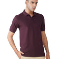 Wine Premium Cotton Polo T-shirt