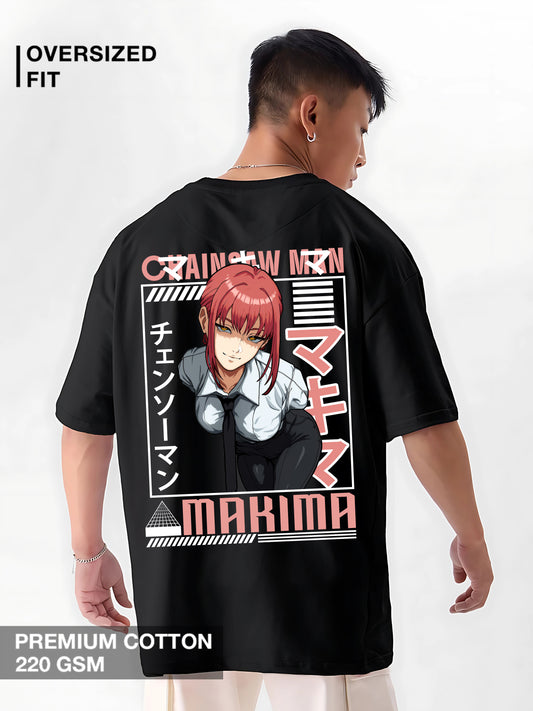 Makima Edition Oversized Tees: Anime Lifestyle Wear