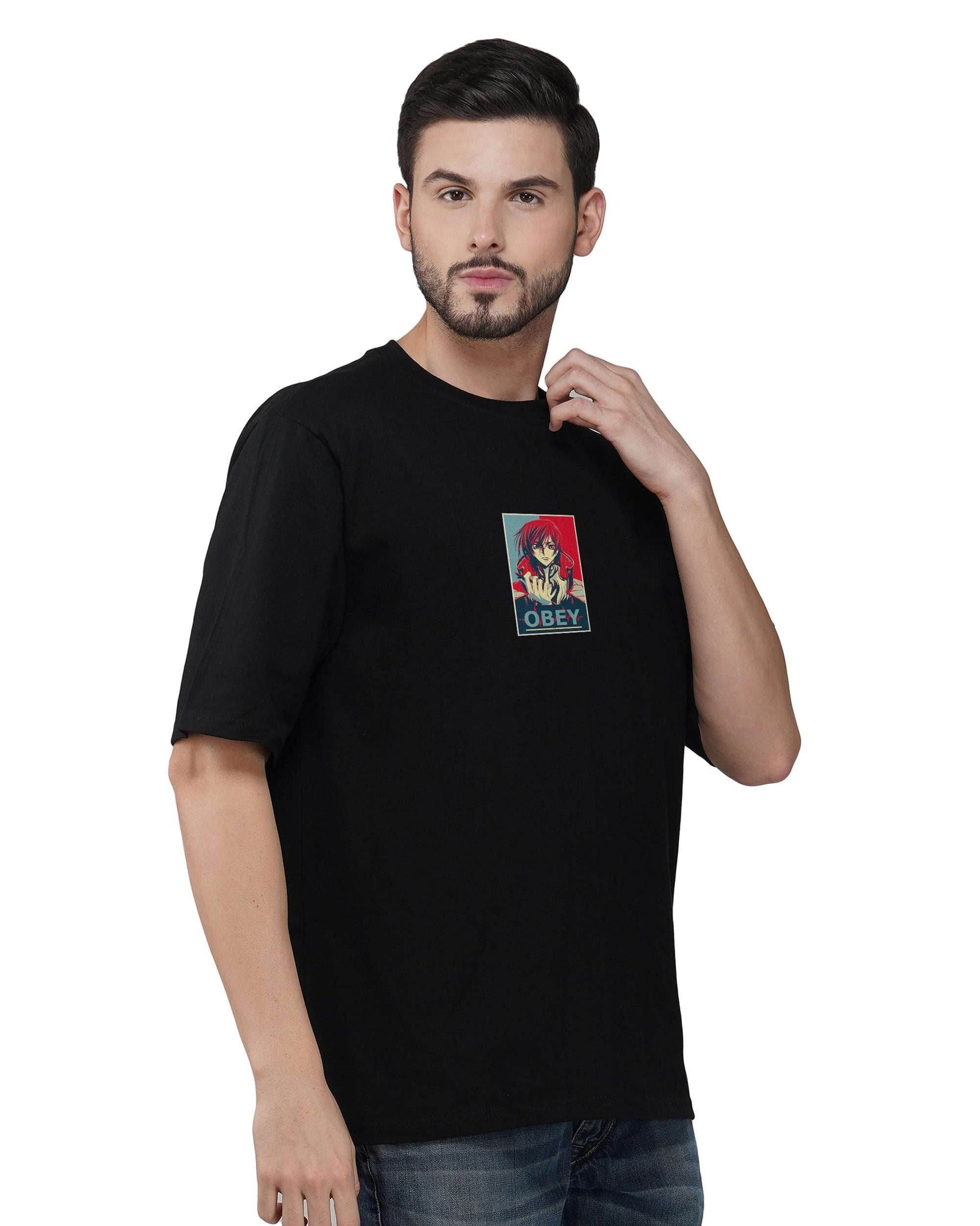 Lelouch Lamperouge: Black Oversized T-shirt