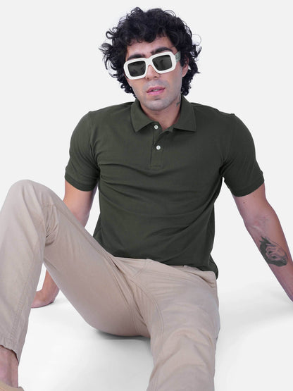 Army Premium Cotton Polo T-shirt - Megakart