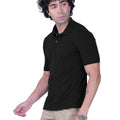 Black Premium Cotton Polo T-shirt