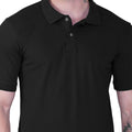 Black Premium Cotton Polo T-shirt