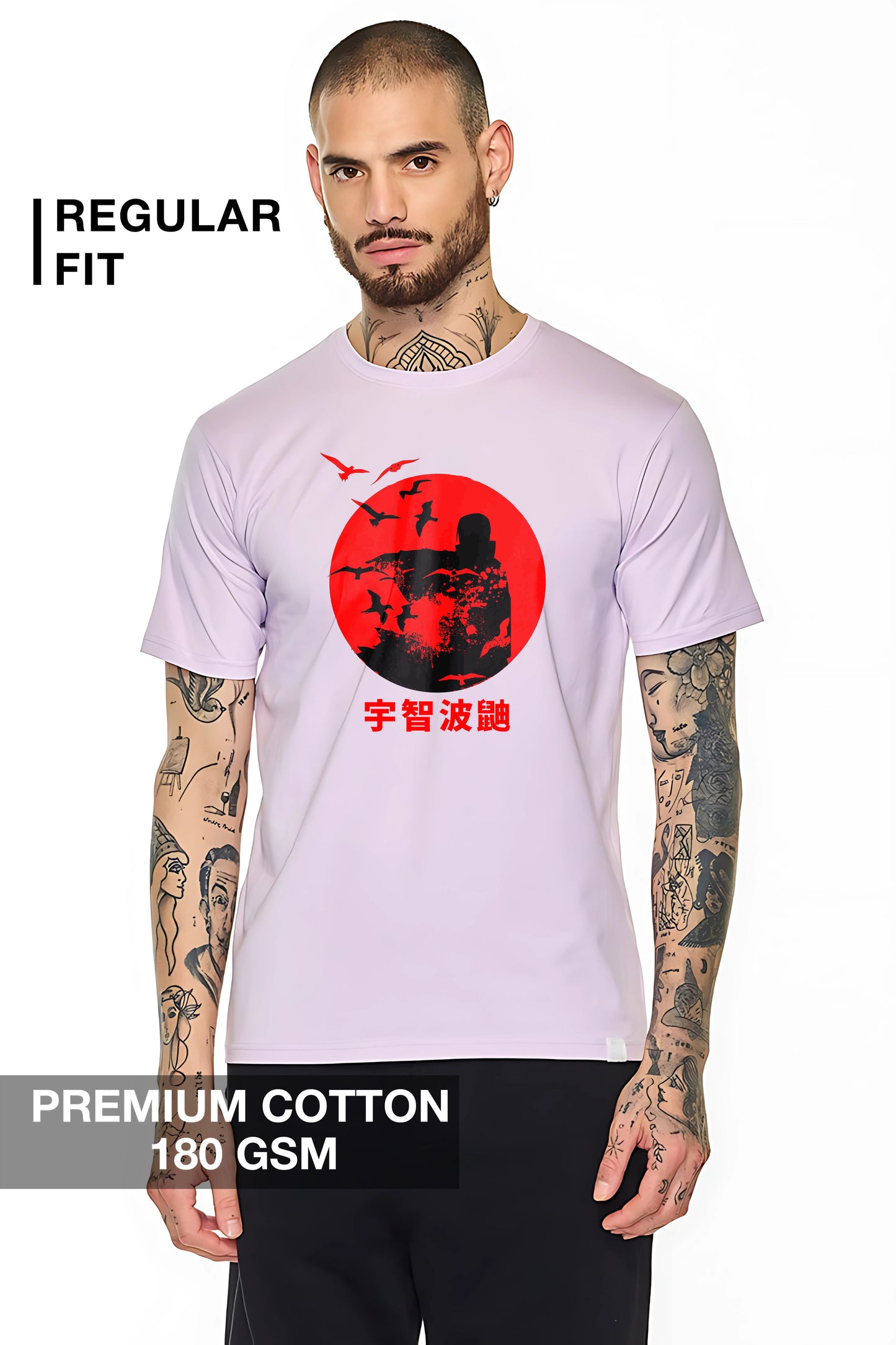 Uchiha Itachi Red Moon Anime T-Shirt