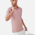 Peach Premium Cotton Polo T-shirt