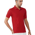 Red Premium Cotton Polo T-shirt