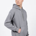 Drop Shoulder Core Lab Hoodie – Grey