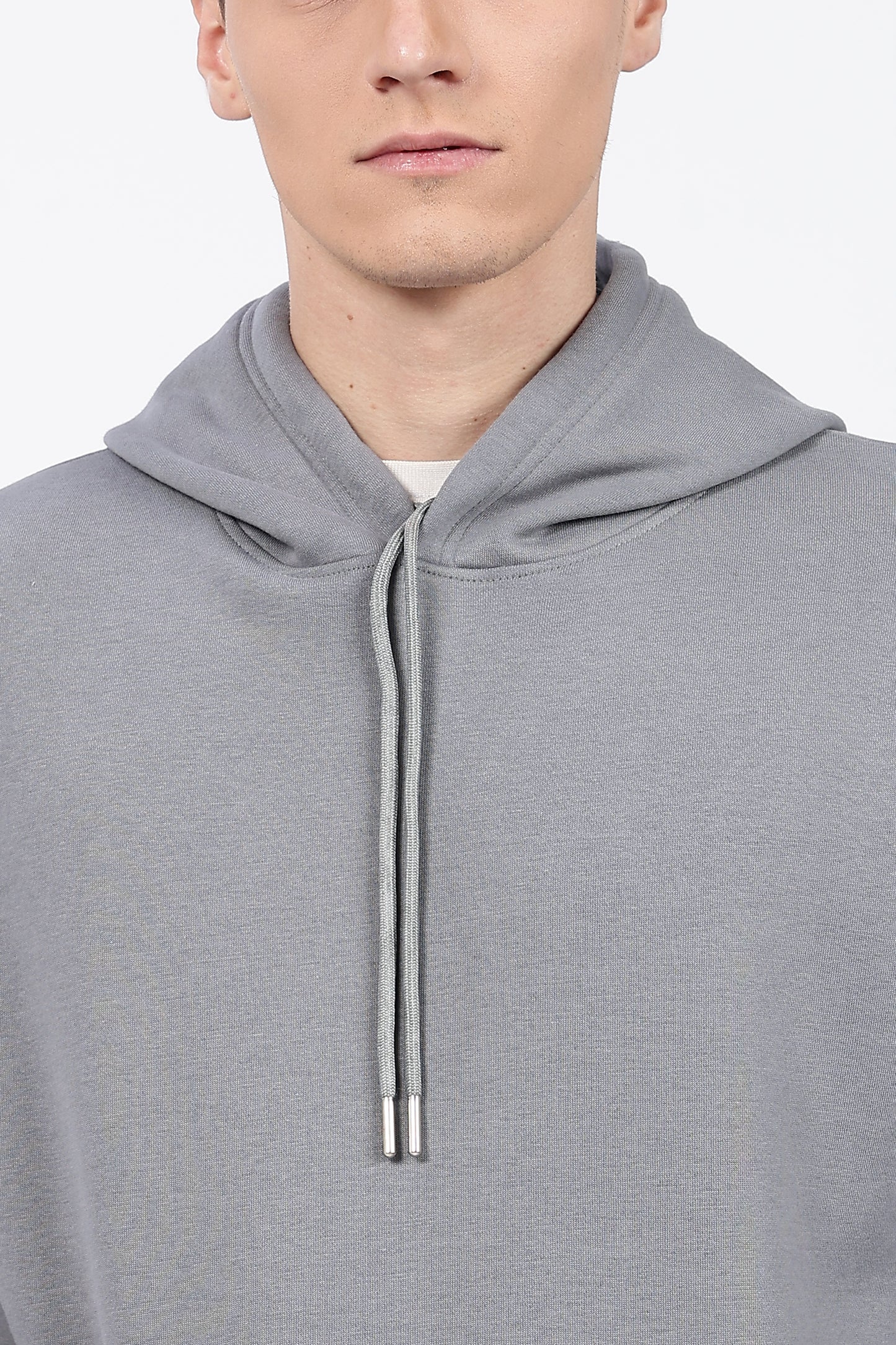 Drop Shoulder Core Lab Hoodie – Grey