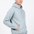Drop Shoulder Core Lab Hoodie – Light Blue