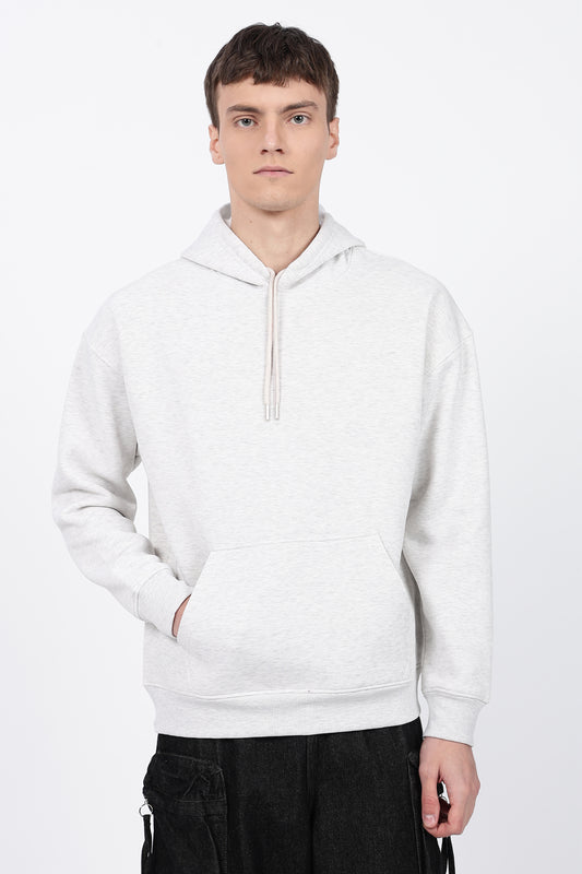 Drop Shoulder Core Lab Hoodie – Light Grey