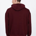 Maroon Drop Shoulder Core Lab Hoodie