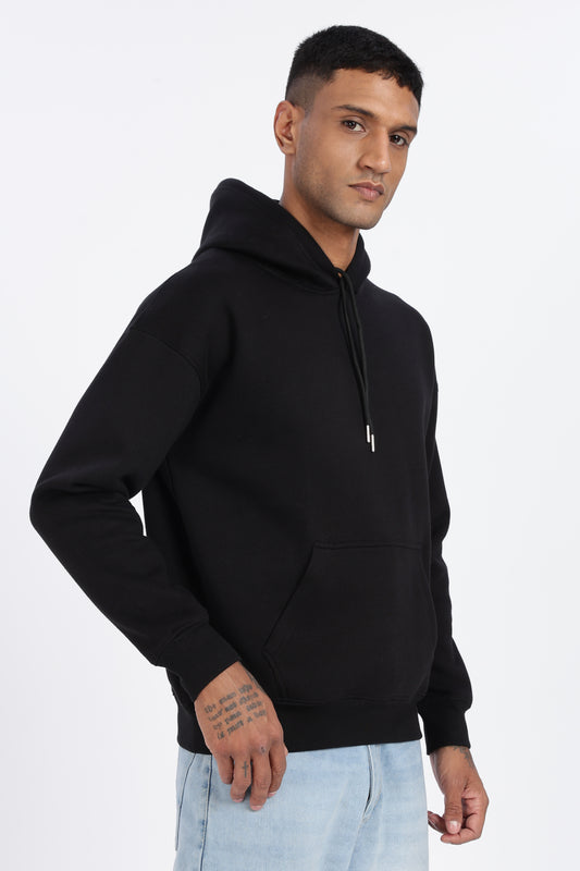 Relaxed Fit Core Lab Hoodie – Black