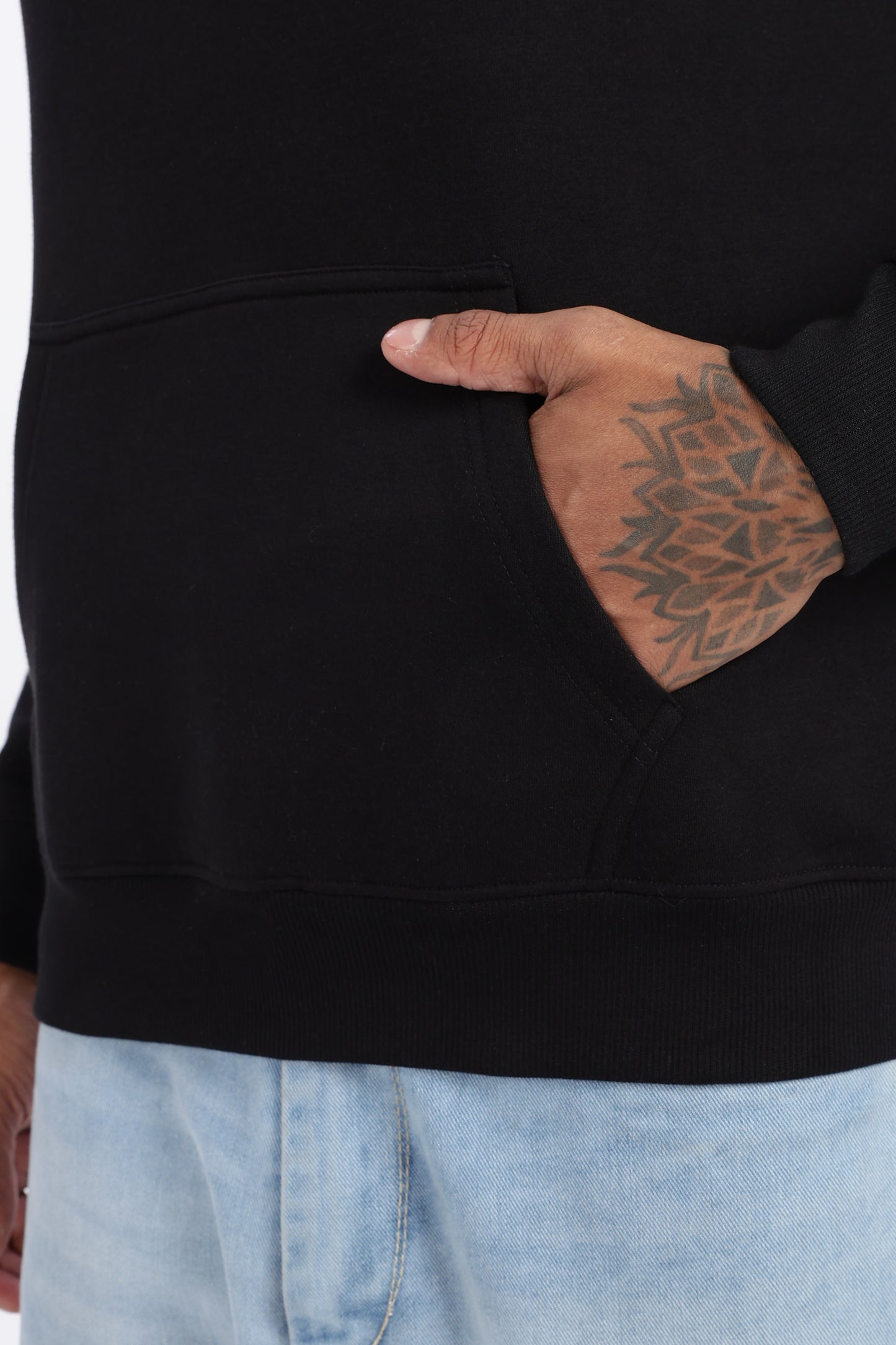 Relaxed Fit Core Lab Hoodie – Black