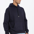 Drop Shoulder Core Lab Hoodie – Navy Blue