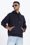 Drop Shoulder Core Lab Hoodie – Navy Blue