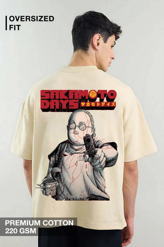 Best Oversized Anime T-Shirt | Taro Sakamoto | 220 GSM Cotton 