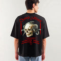 Serpent Skull Legacy: Black Oversized T-shirts