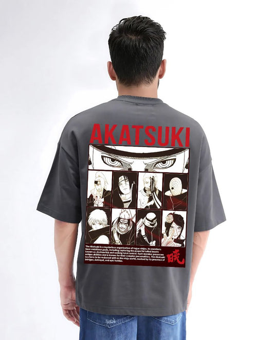 Akatsuki Oversized T-Shirt – Naruto Villains Edition