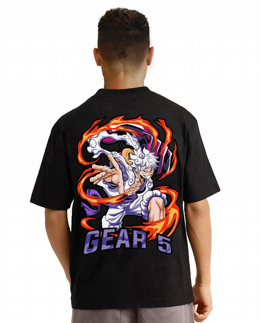 Gear 5 Luffy T-Shirt – One Piece Anime Streetwear