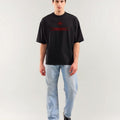 Serpent Skull Legacy: Black Oversized T-shirts