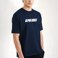 Alpha Male Oversized Tees – Navy Blue
