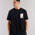 Just God Not Luck Black Regular T-Shirt