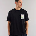 Just God Not Luck Black Regular T-Shirt
