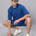 Royal Blue Drop-Shoulder