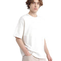Oversized Plain White T-Shirt – Premium Cotton Basic Tee