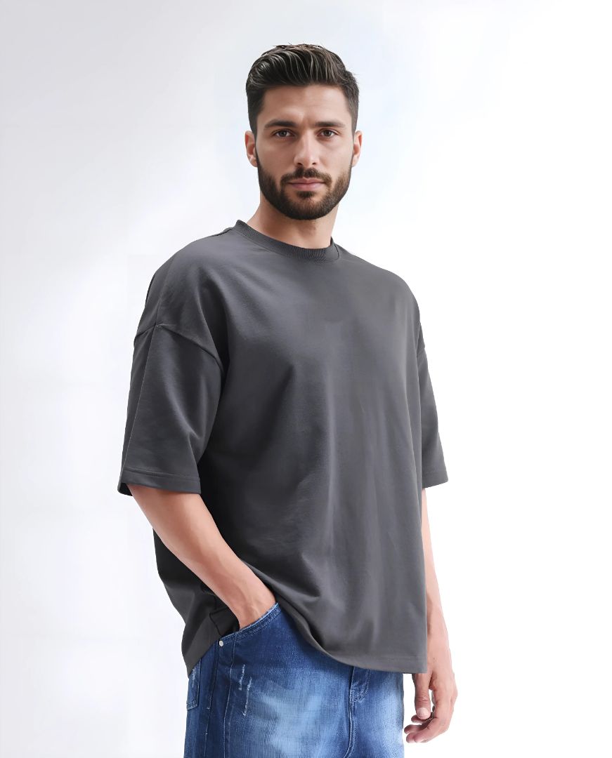 Great Grey Drop-Shoulder