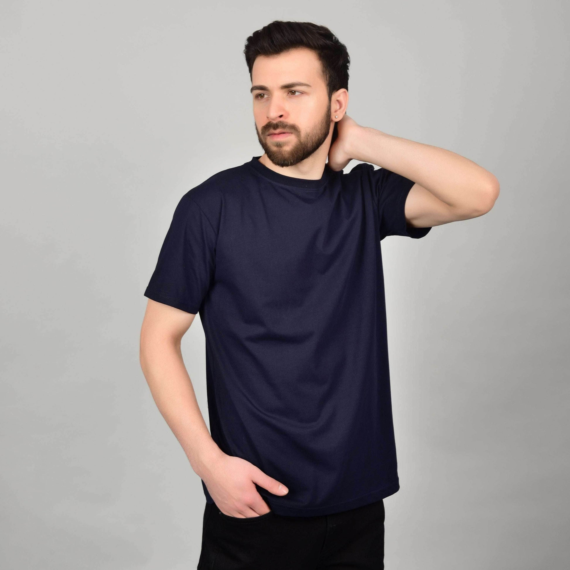 Dark Navy Blue Regular T-shirt