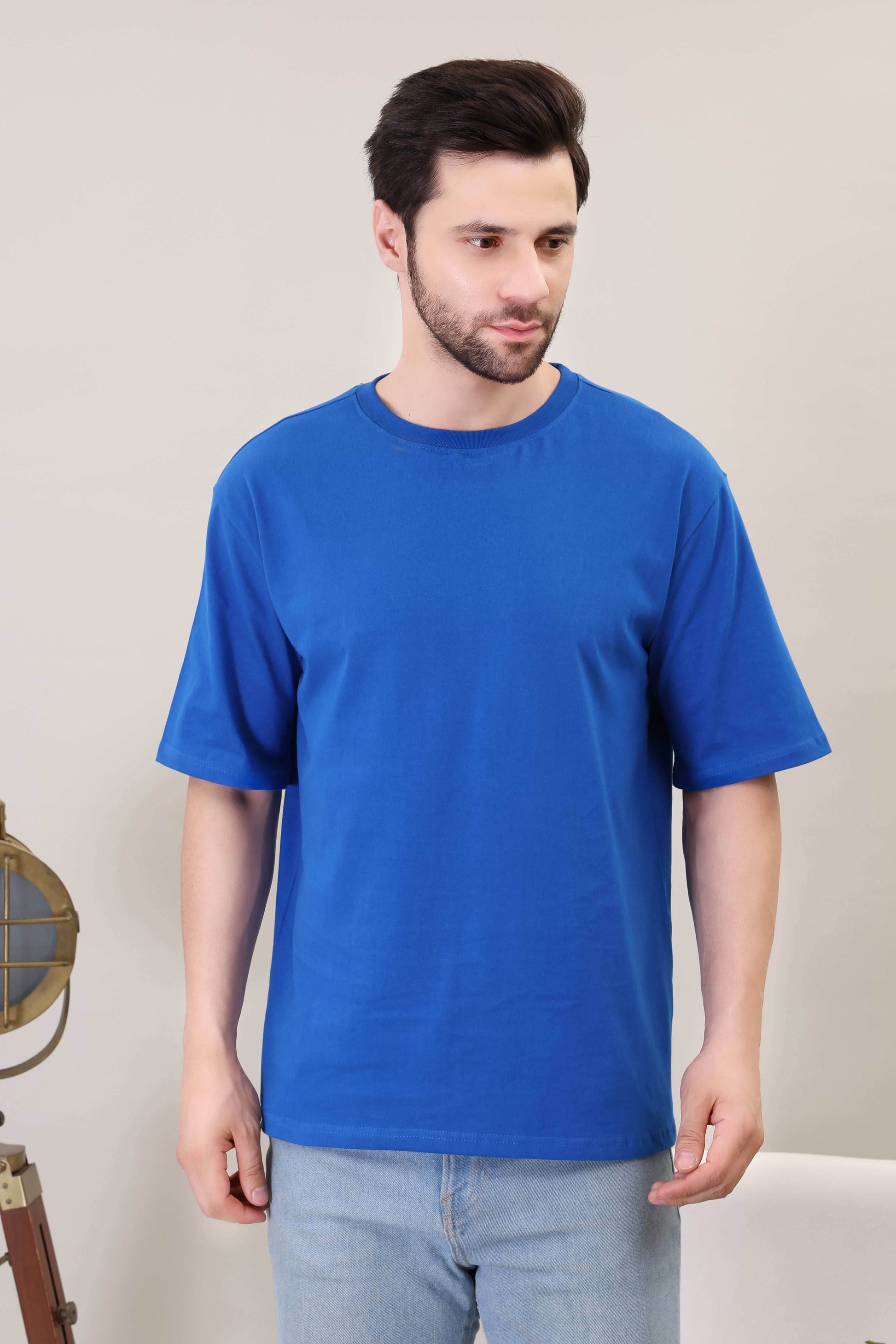 Royal Blue Drop-Shoulder