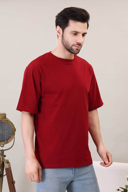 Maroon Oversized Tshirt