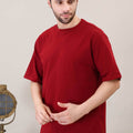 Maroon Oversized Tshirt