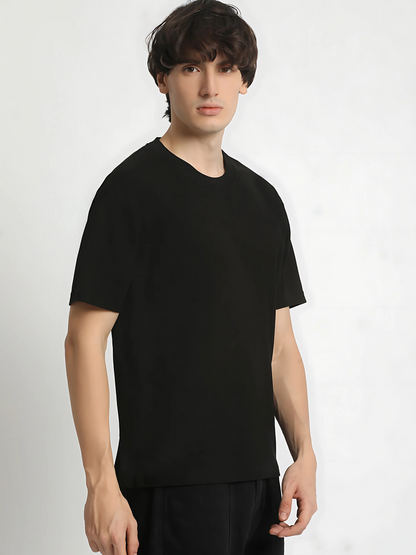 Black Oversized T-Shirt – Premium 100% Cotton Fabric