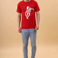 Astronaut: Red Regular T-shirt