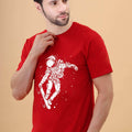 Astronaut: Red Regular T-shirt