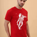 Astronaut: Red Regular T-shirt