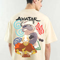 Avatar Aang oversized anime T-shirt for men – The Last Airbender design by Megakart