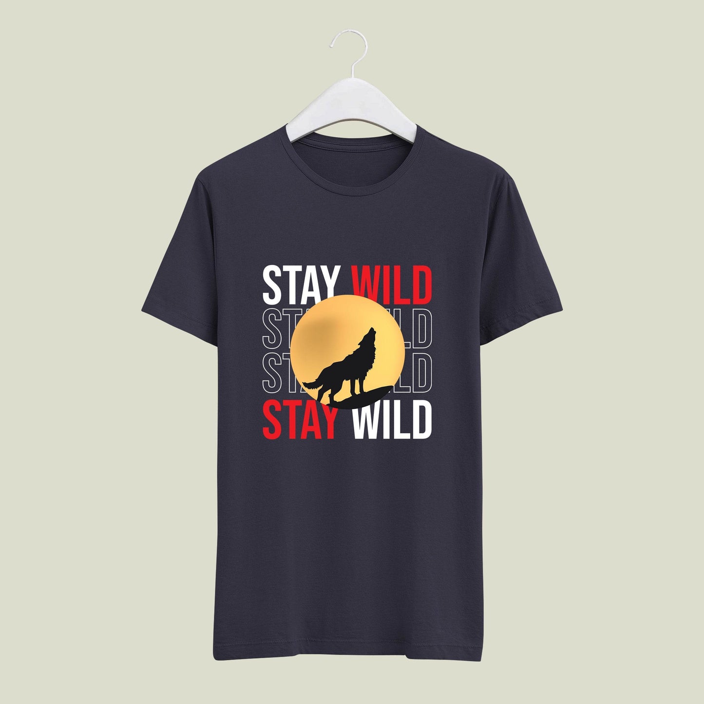 Stay Wild: Regular T-shirts - Megakart