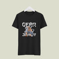 Luffy Gear: Black Regular T-shirt - Megakart