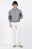 Premium Grey Oversized Hoodie 350 GSM Cotton Fleece