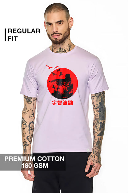 Itachi Uchiha Lavender T-Shirt – Naruto Anime Oversized Streetwear